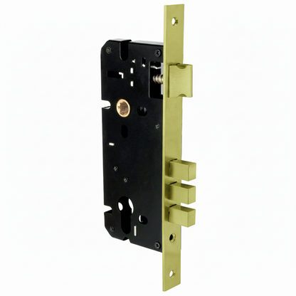 Medon Lock Body 70 mm x 85 mm SS Matt, Antique Brass, Black, Gold (Brass)