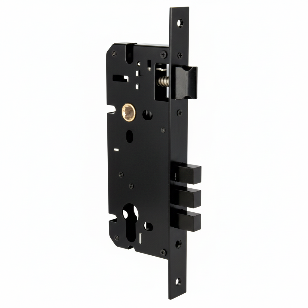 Medon Lock Body 70 mm x 85 mm SS Matt, Antique Brass, Black, Gold (Brass)