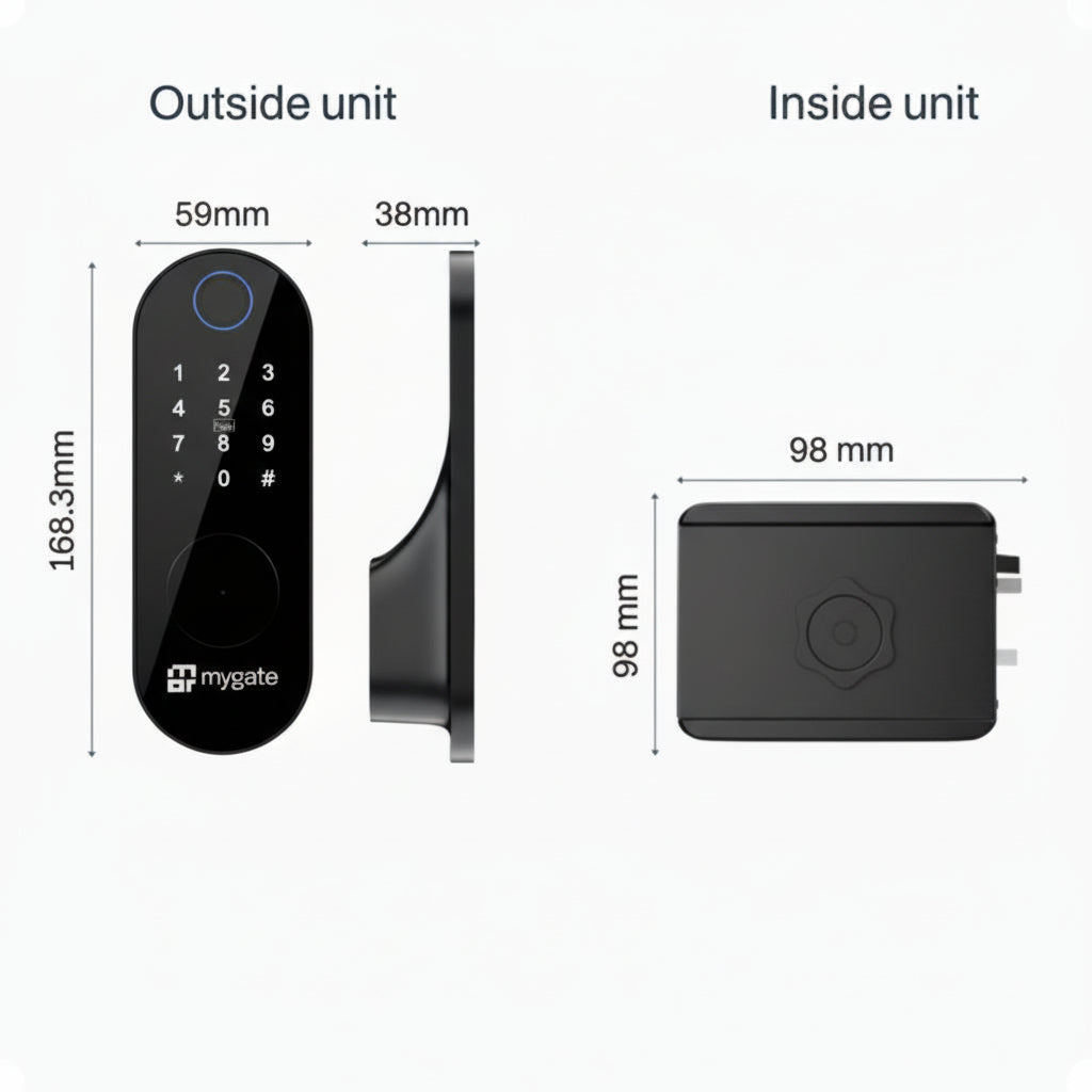 Mygate Lock Edge (Black)
