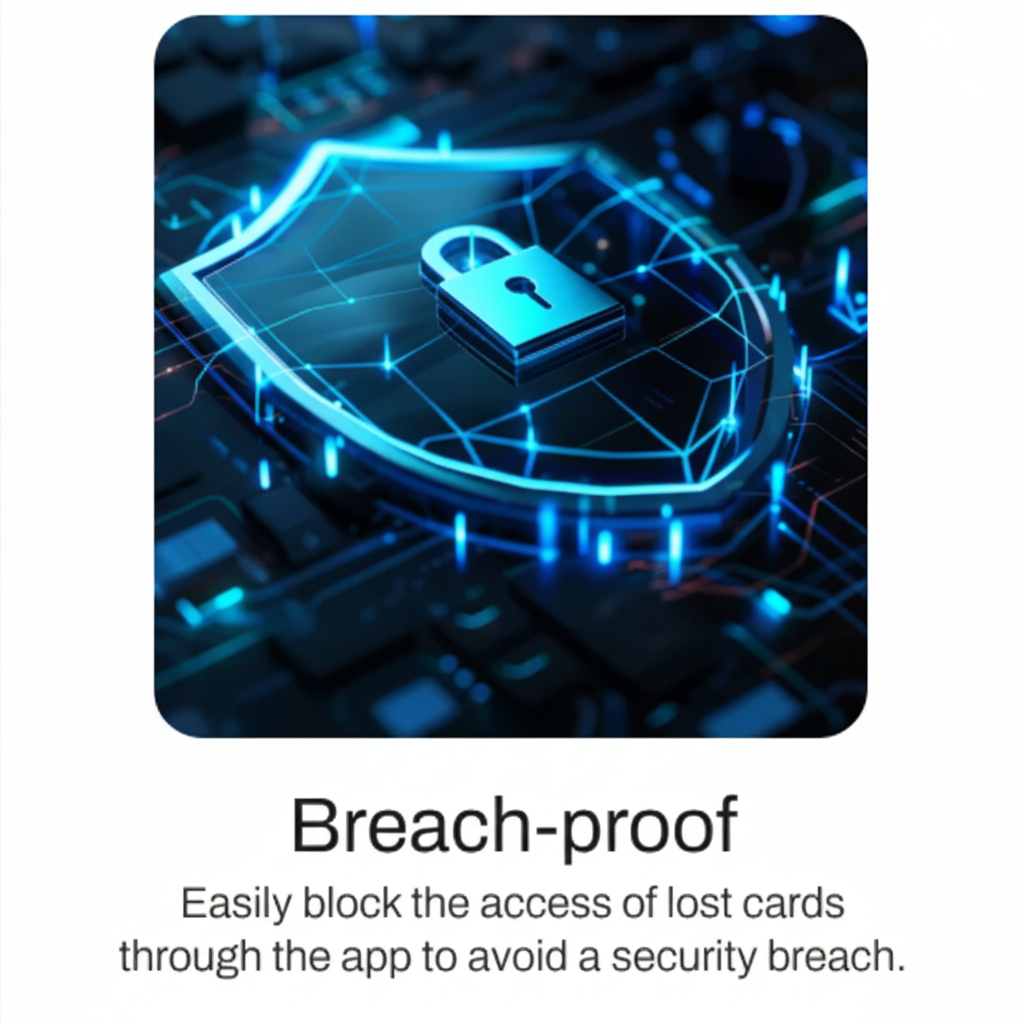 Mygate RFID Access Card for Smart Door Locks – Breach-Proof Security with Easy App Blocking for Lost Cards.