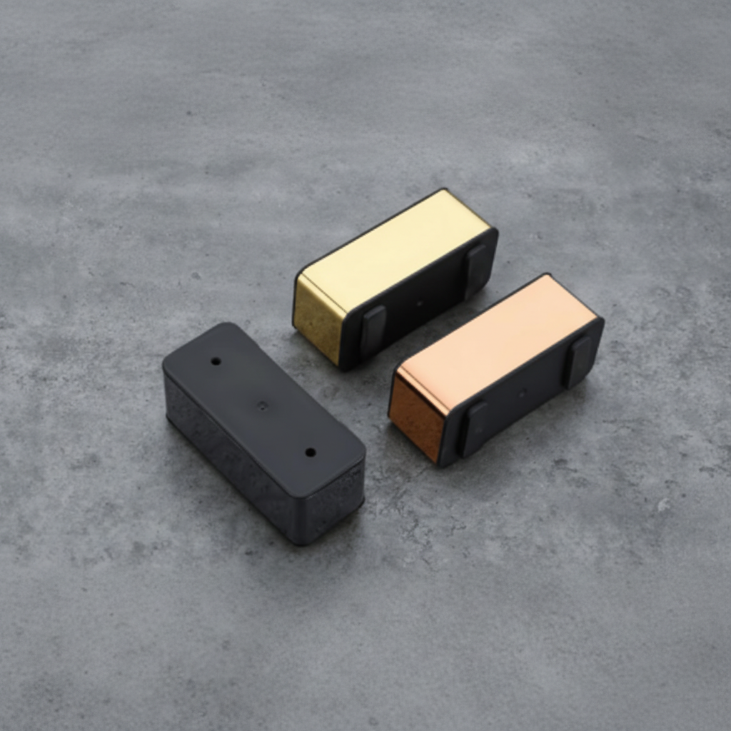 Sar Sofa Leg Rectangle Black, Gold, Rose Gold (SL-19)