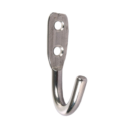 Single khuti hook Chrome (J Hook)