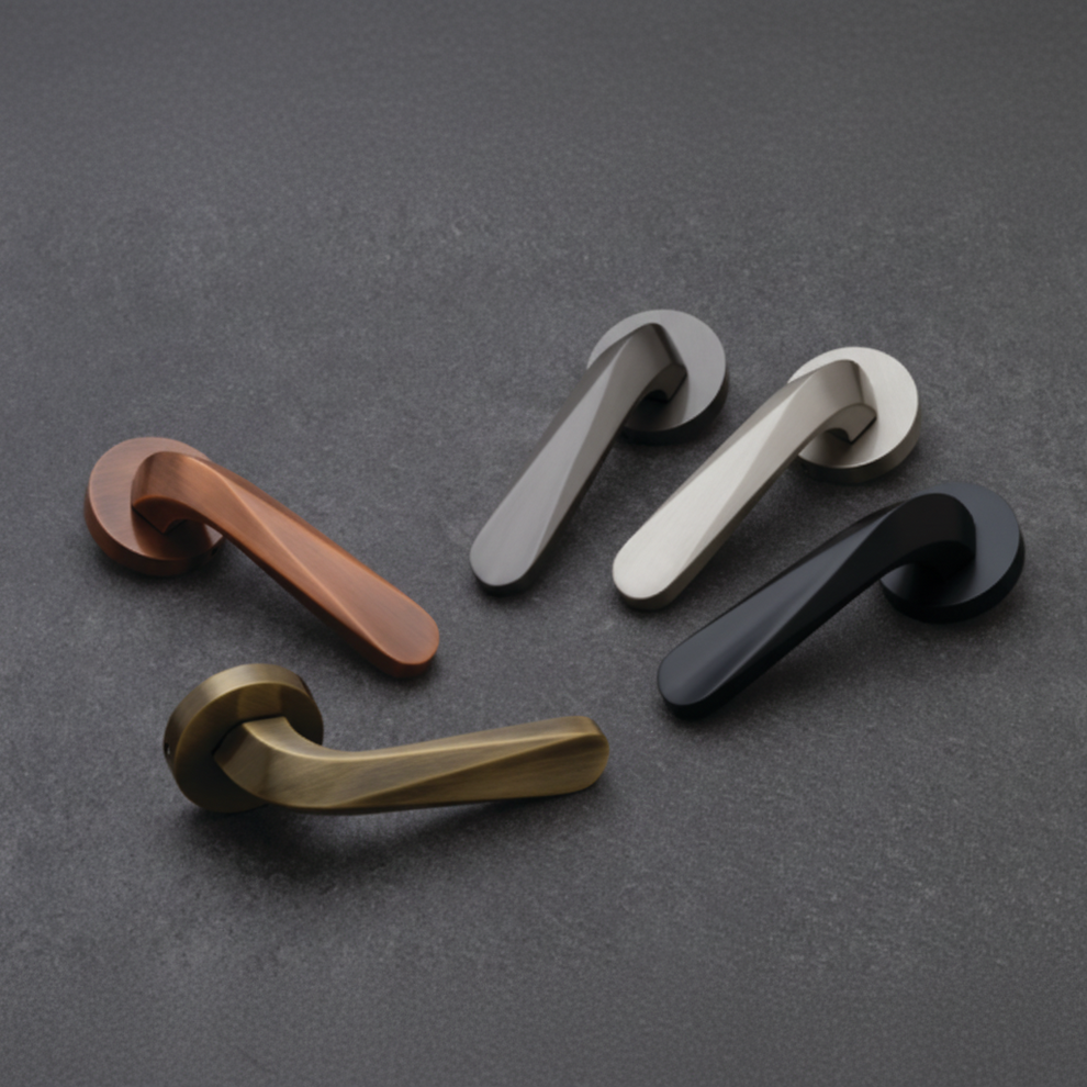 TD-12 Rose Handle Full Brass – GRIPDOOR