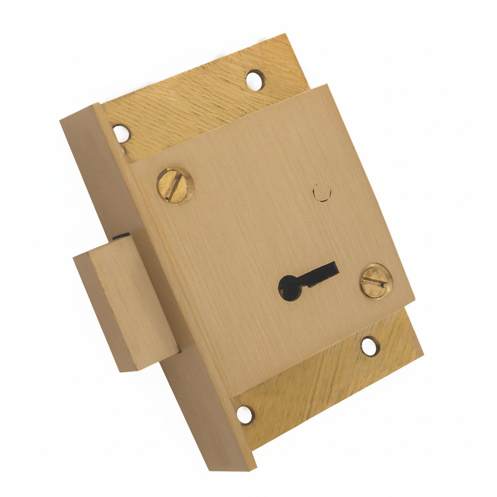 Vijayan Drawer Lock 65 mm (Gold)