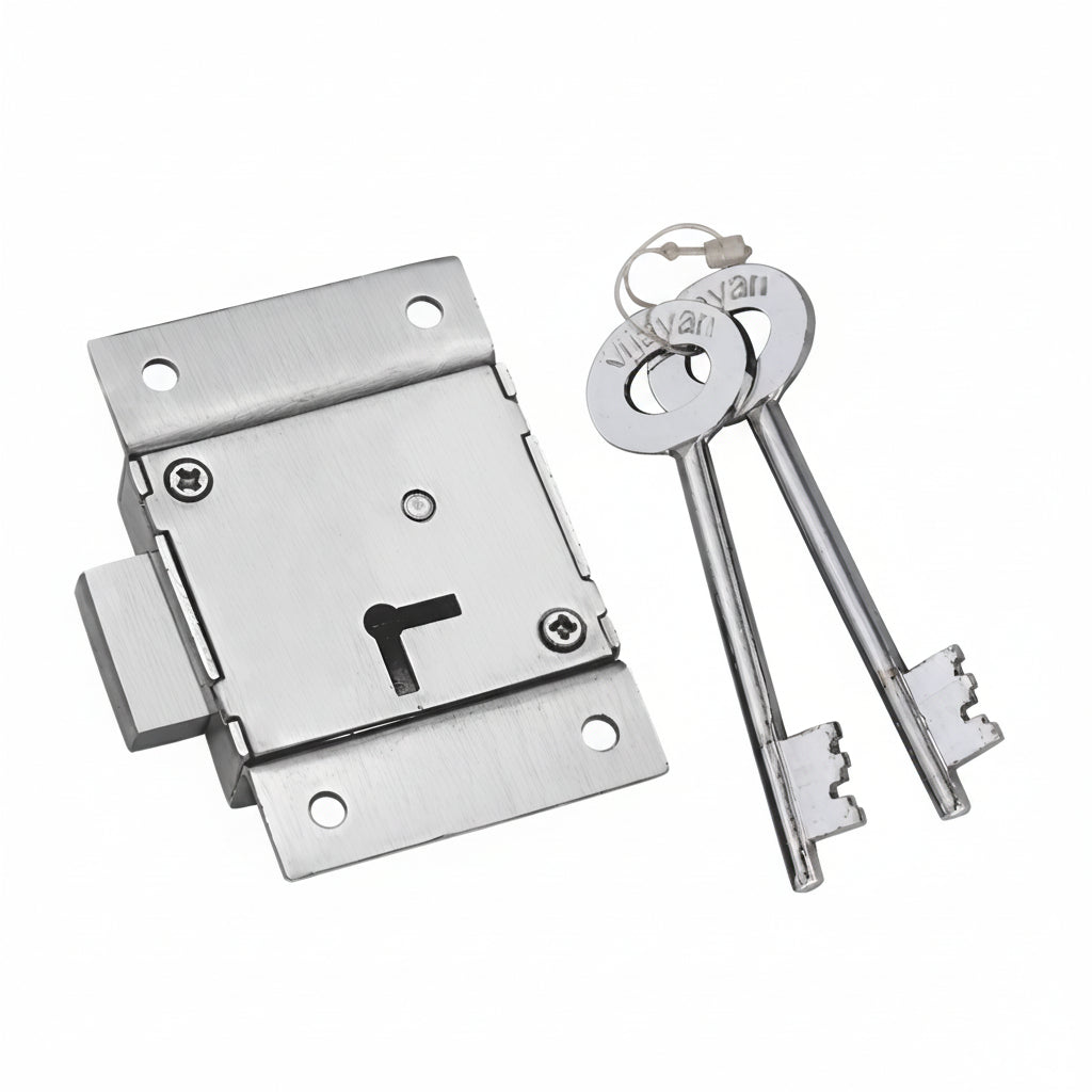 Vijayan Universal Cupboard Lock (Silver)