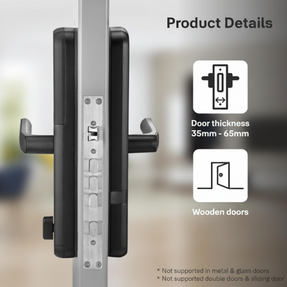 Yale Zuri (Black, Antique Brass)