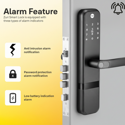 Yale Zuri (Black, Antique Brass)