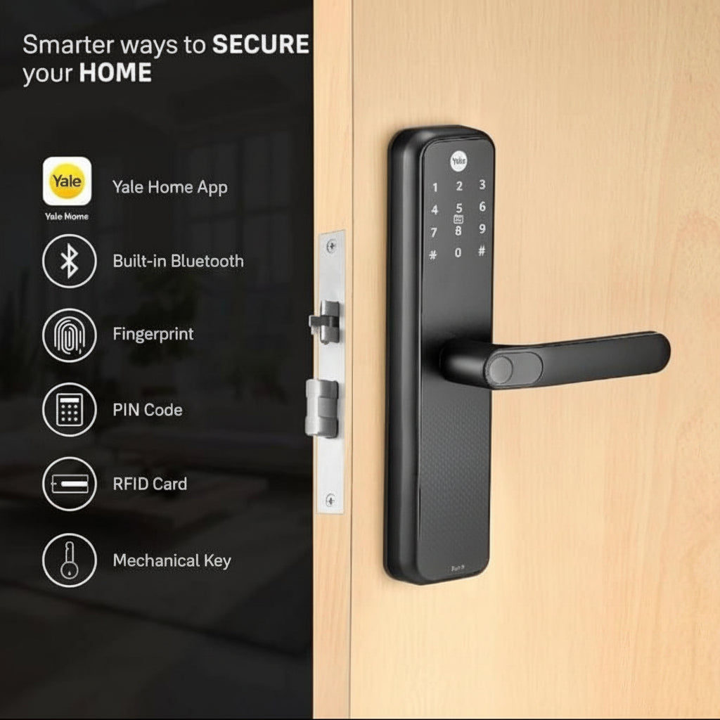 Yale Zuri S (Black, Antique Brass)