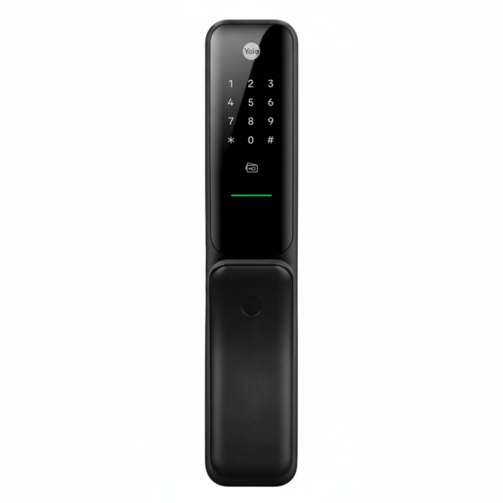 Yale Kyra Pro Premium Push Pull Smart Lock with 6-Ways of Unlock | Connects with Yale Home App | Wi-Fi & Bluetooth Smart Connectivity | 5-Year Warranty | Modern Home Security