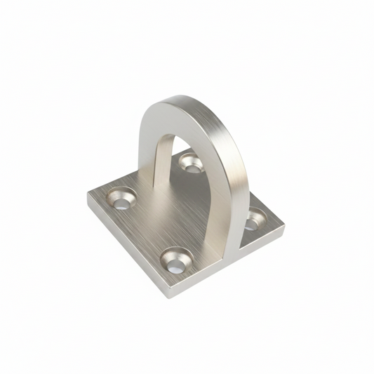 A premium DLP167 heavy-duty reversible mounting bracket in a vintage antique brass finish for Jhula seat installation. This structural swing hardware features a long U-frame design with a high-tensile pivot bolt and a pre-drilled base plate for secure wooden seat attachment. Ideal for traditional Indian indoor swings and porch seating, offering high load-bearing capacity and a classic aesthetic.