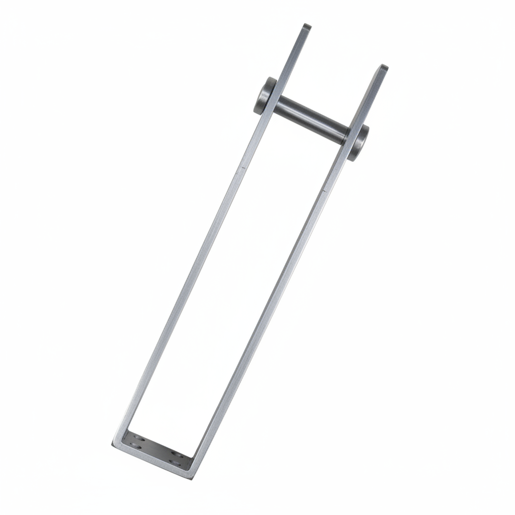 A professional-grade DLP167 heavy-duty reversible bracket designed for secure Jhula and swing seat installation. This structural mounting hardware features a robust U-frame design with a high-tensile bolt and a multi-hole base plate for precise wooden seat attachment. Engineered for durability and high load-bearing capacity, it provides a stable and safe pivot point for indoor swings, traditional Indian Jhulas, and porch seating.