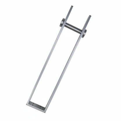 A professional-grade DLP167 heavy-duty reversible bracket designed for secure Jhula and swing seat installation. This structural mounting hardware features a robust U-frame design with a high-tensile bolt and a multi-hole base plate for precise wooden seat attachment. Engineered for durability and high load-bearing capacity, it provides a stable and safe pivot point for indoor swings, traditional Indian Jhulas, and porch seating.