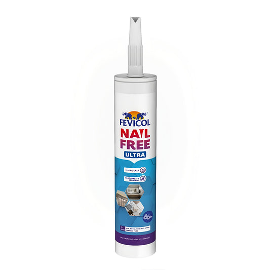 Fevicol Nail Free Ultra sealant cartridge on a white background