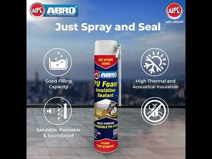 ABRO® PU Foam Insulation Sealant Off White, 750 ml