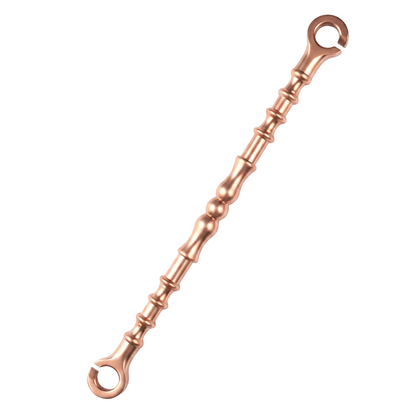 Elegant pvd rose gold finish SS-304 stainless steel jhula chain link in a traditional Damru design for premium ceiling swings and designer Oonjal.