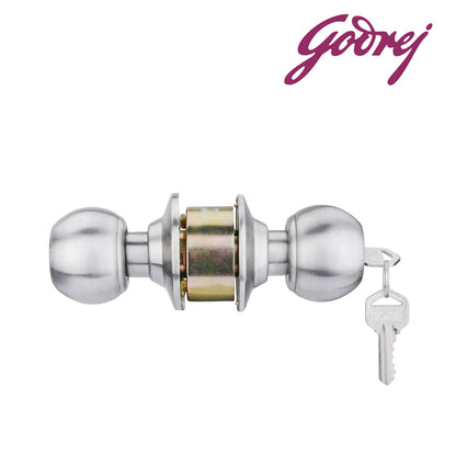 Godrej Cylinder Lock with Key | Satin finish