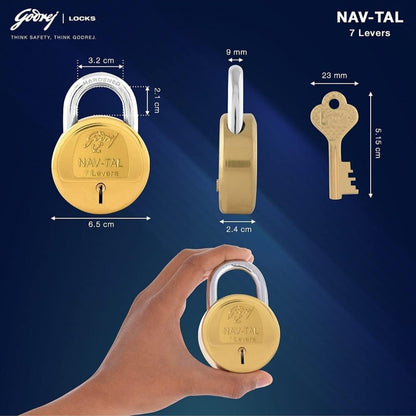 Godrej NAV-TAL Pad Lock 6 & 7 Leavers