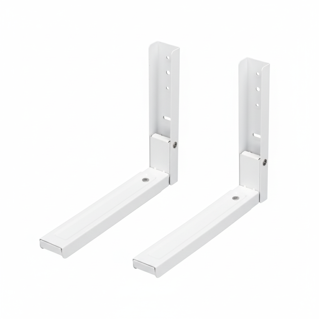 Microwave Stand in Black & White Colour