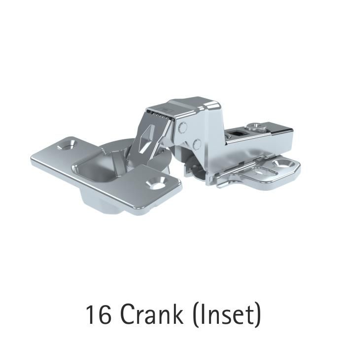 Hettich Onsys Hinges 0/9.5/16 Crank