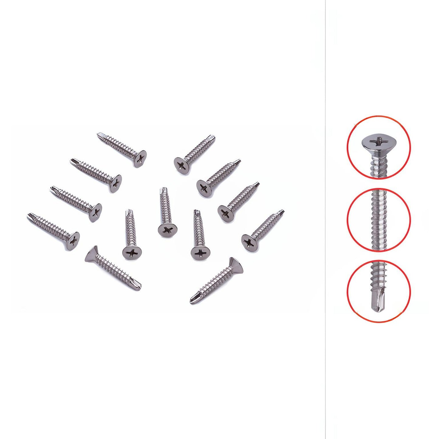 Omni® SS Self Drilling Screw Phillips CSK & PAN Head