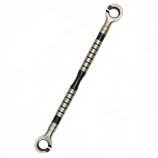 Chrome SS-304 stainless steel jhula chain link with a traditional Rangal design and multi-tiered decorative elements for luxury ceiling swings.